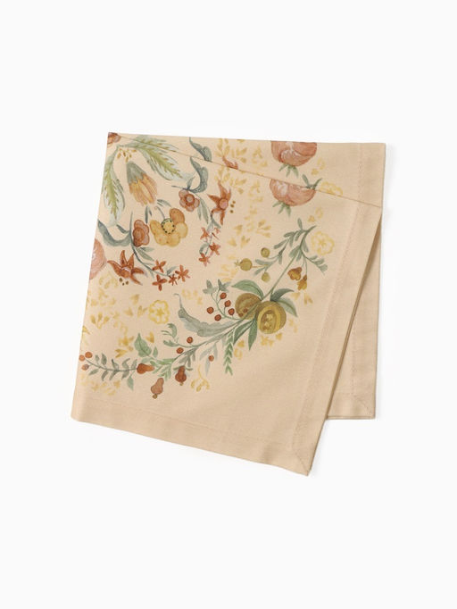 Набор кухонный «Этель» Floral pattern, скатерть 147×184 ±2 см с ГМВО, салфетки 40×40 см - 8 шт.