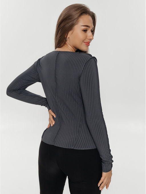 Лонгслив женский Эмма (черный) - Lovetex фото 42