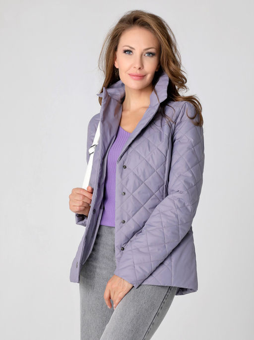 24120 Куртка серо-сиреневый
