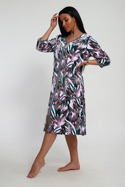 Халат велюровый на молнии (941-6) - Плиона фото 195