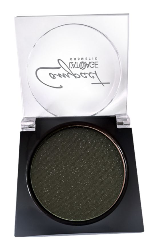 Latuage Тени для век Compact моно №410 черный