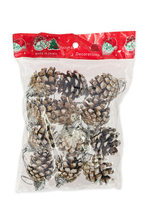 Новогодние украшения 4 см Шишки (12 шт) SF-3513, №1 - Больше подарков фото 2