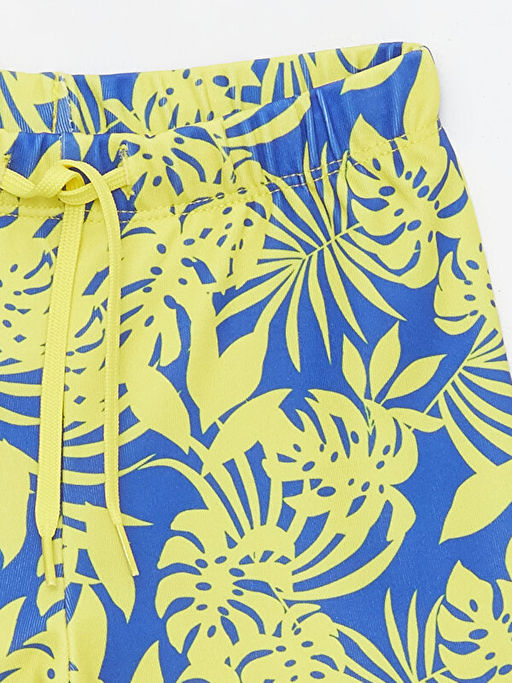 Bask?l? H?zl? Kuruyan Erkek ?ocuk Boxer Mayo - Waikiki фото 2