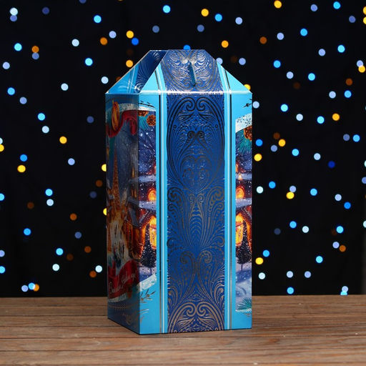 Коробка подарочная Новогодний вечер, 16,2 х 38 х 16,2 см - Simaland фото 3