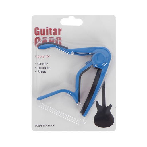 Каподастр для гитары, зажим для струн Music Life, синий