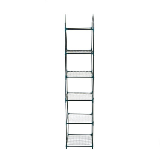 Стеллаж для рассады, 5 полок, 190×40×65 см, металлический каркас d=12 мм, без чехла, Greengo