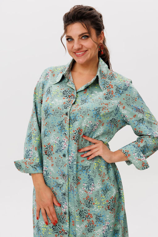 Платье ANELLI 1616.1 нежная мята  фото 5