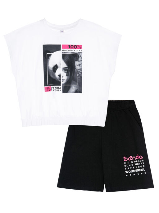 PlayToday / Комплект для девочки: футболка, шорты фото 5