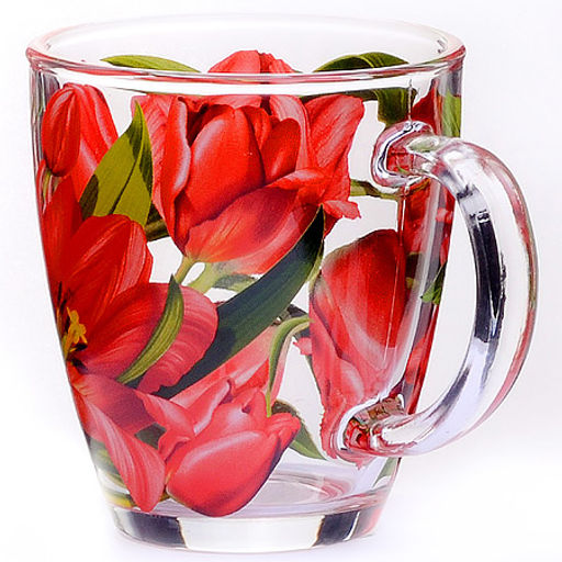 2025-Д-2 Кружка для чая 350 мл Тюльпаны (х16) - Mayer&boch фото 2