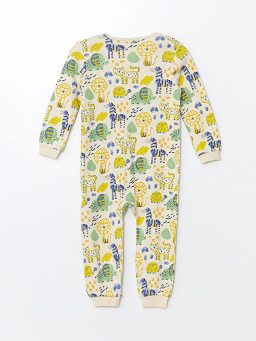 Uzun Kollu Erkek Bebek Uyku Tulumu - Waikiki фото 2