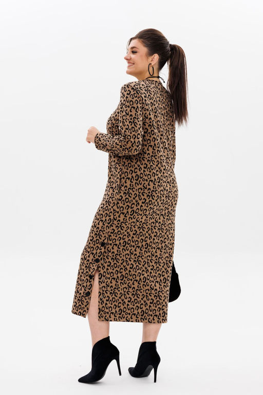 Платье ANELLI 1498 цейлонский леопард  фото 5