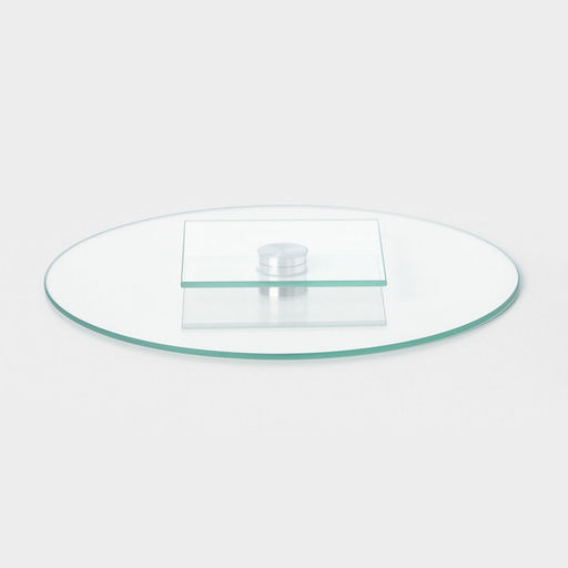 Подставка стеклянная вращающаяся, d=28 см
