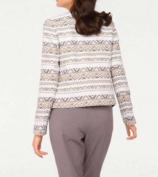 Блейзер, бежево-белый - Patrizia dini фото 4