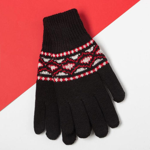 Перчатки мужские новогодние KAFTAN «Настоящему мужику», размер 22