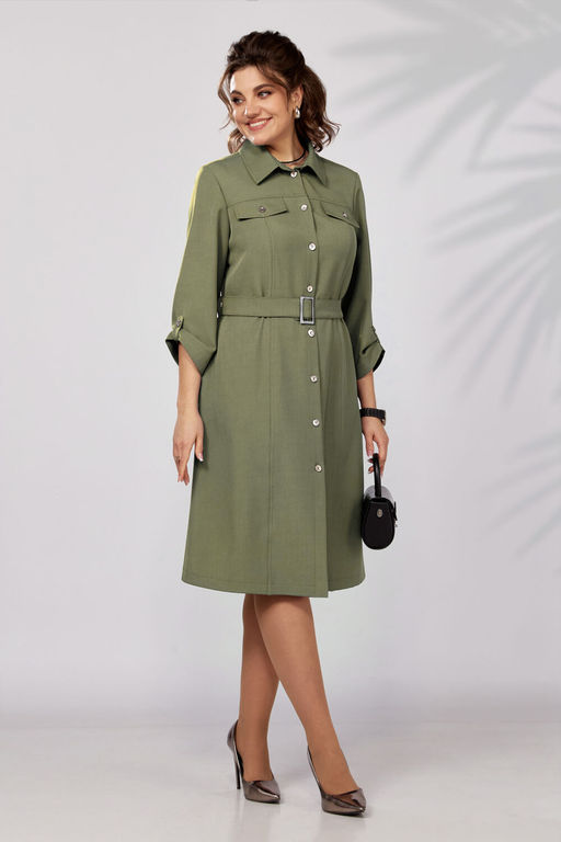 Платье LADY SECRET 3768 оливковый