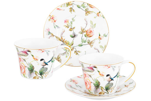 Чайн. пара 4 пр. 270 мл 12,5*9,5*7 см Певчие птички NEW BONE CHINA - Elan gallery фото 15