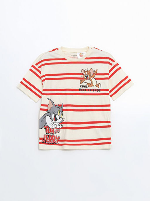 Tom ve Jerry Bask?l? Erkek ?ocuk Ti??rt ve ?ort 2li