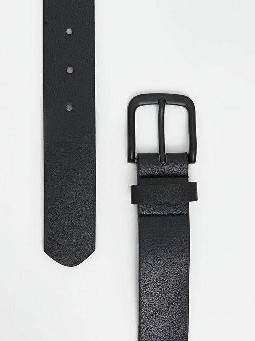 Deri G?r?n?ml? Erkek Kemer