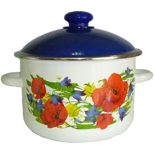 ЭМ_Кастрюля 2,0 л цил. ДЕКОЛЬ ОБОД н/о, арт. 6MD161М