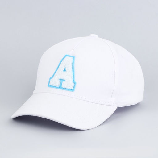 Кепка женская «A», белая, р-р 56