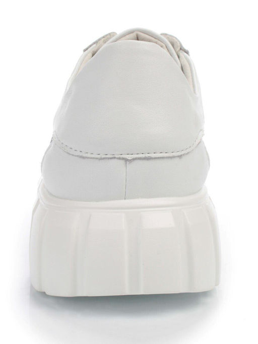 03-PDA93-1 WHITE Полуботинки спортивные женские (натуральная кожа, сетка) - No name фото 10