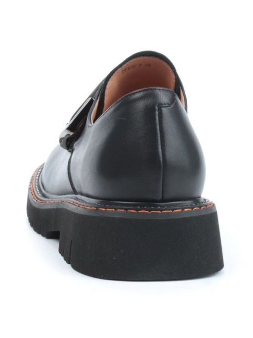 03-DYX02-2 BLACK Полуботинки женские (натуральная кожа)