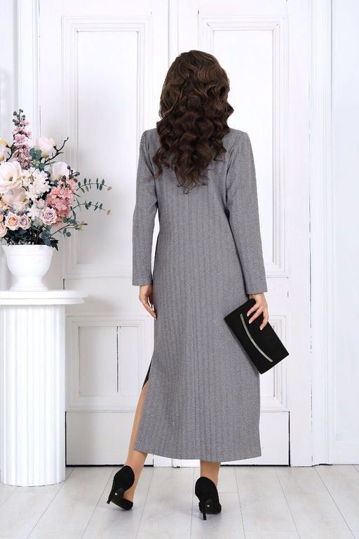 Платье Ninele 6009 светло-серый фото 3