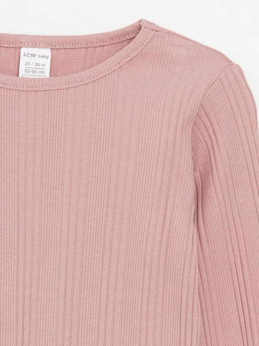 Bisiklet Yaka Uzun Kollu K?z Bebek Pijama Tak?m? - Waikiki фото 3