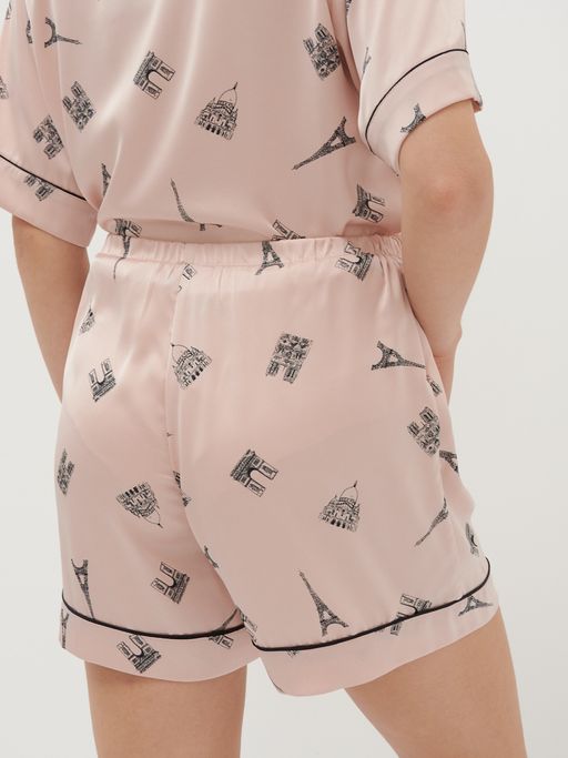 Шорты из армани-шелка