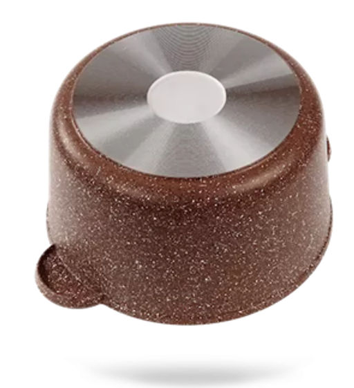 Кастрюля 3 литра, коричневая - Ярославна фото 3