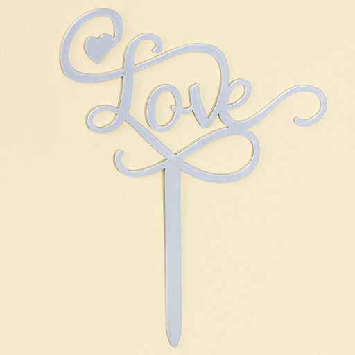 Топпер Любовь, цвет серебро - Страна карнавалия фото 9