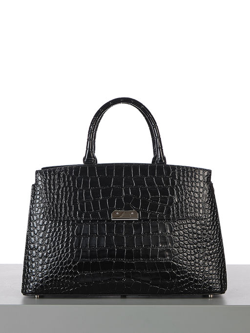 LACCOMA сумка НИ8099-черный натуральная кожа хлопок