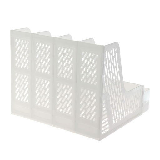 Лоток для бумаг deVENTE Universal, 7 отделений, белый, 32.5×30.4×26.3 см