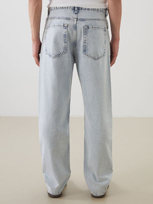 Baggy Fit Erkek Jean Pantolon