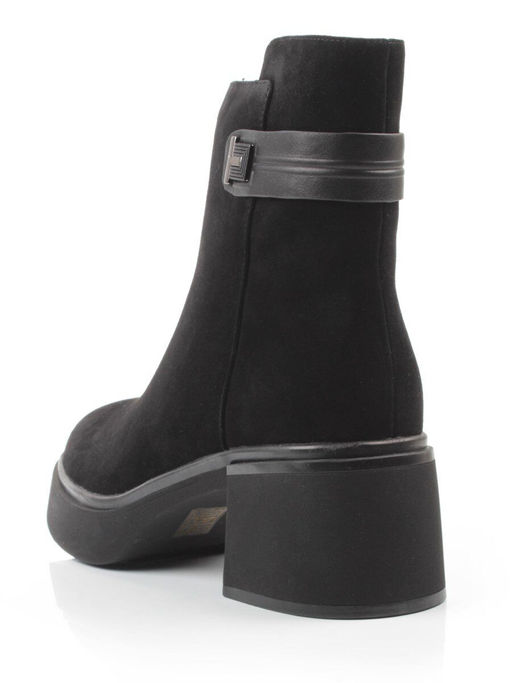 04-M3-5248 BLACK Ботинки зимние женские (натуральная кожа, натуральный мех)