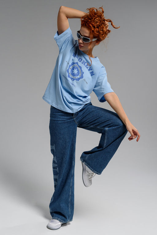 8506/1 Футболка женская оверсайз - Натали фото 267