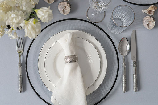 Обеденный сервиз Айвори, 12 персон, 50 предметов - Anna lafarg emily фото 8