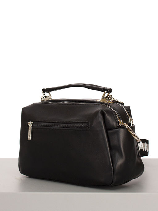 LACCOMA сумка Кристи-Ф826-черный эко кожа хлопок  фото 2