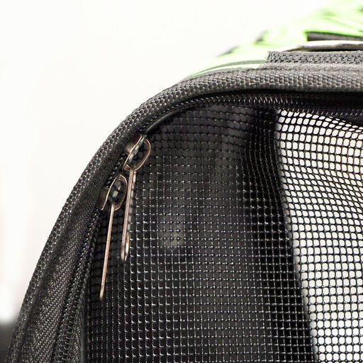 Сумка - переноска для животных Цветы, каркасная, размер М, 40 х 21 х 27 см - Пижон фото 4