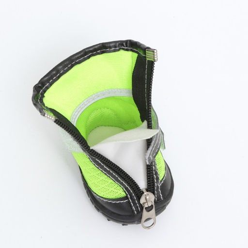 Ботинки высокие для больших собак, набор 4 шт, размер S (подошва 8х 5,7см), чёрно-салатовые 977641 - Simaland фото 11