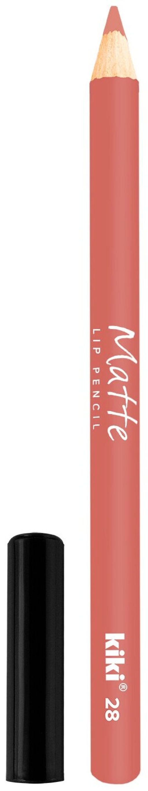 KIKI Карандаш для губ MATTE 28, пыльная роза  фото 3