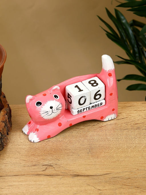 Календарь настольный Кошка, 13410 см, дерево, розовый - Simaland фото 4