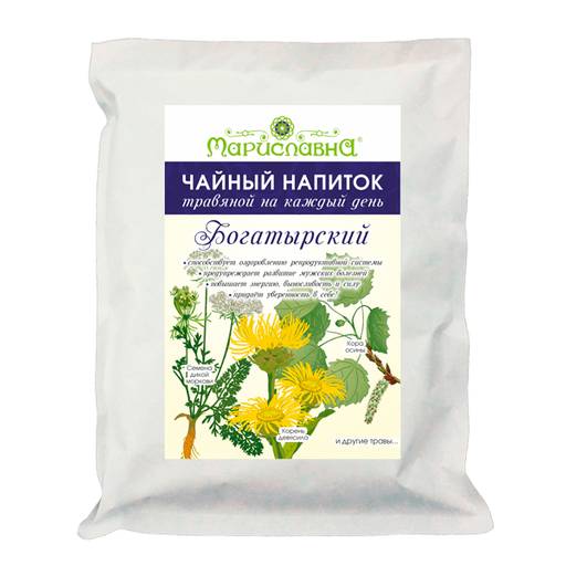 "Богатырский", фиточай на каждый день