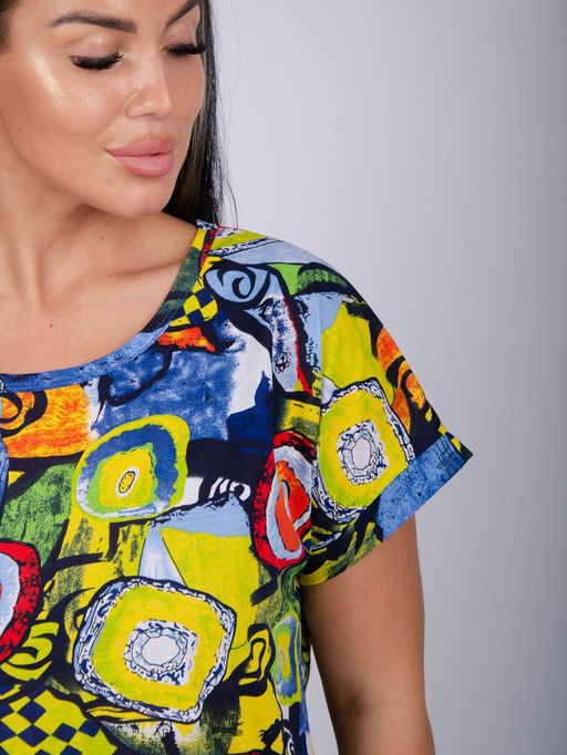 Туника "Урсула" желтый, трикотаж