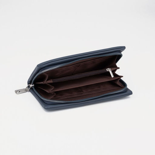 Кошелёк на молнии, с ручкой, цвет синий - Simaland фото 3