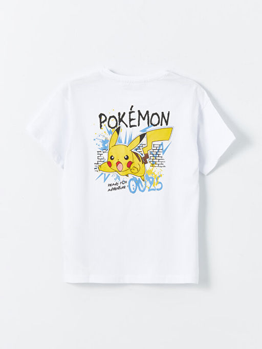 Bisiklet Yaka Pikachu Bask?l? K?sa Kollu Erkek ?ocuk ?ortlu Pijama Tak?m? - Waikiki фото 3
