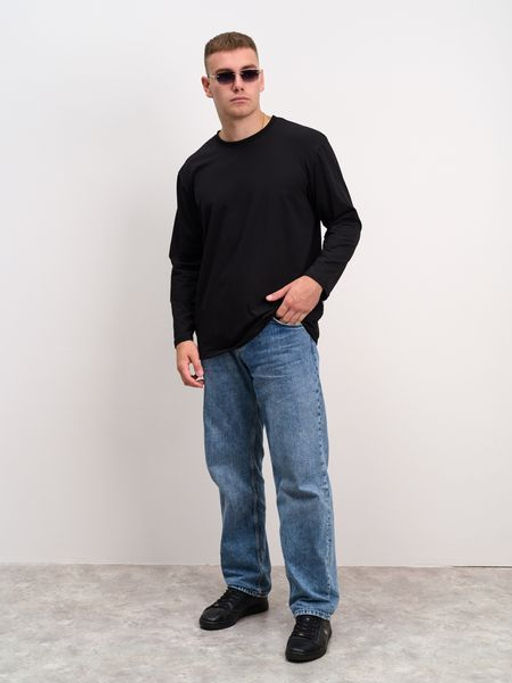 Лонгслив мужской черный