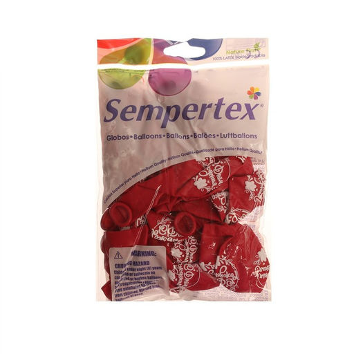 Воздушные шары латексные 12" «С Днём Рождения», 15 шт.