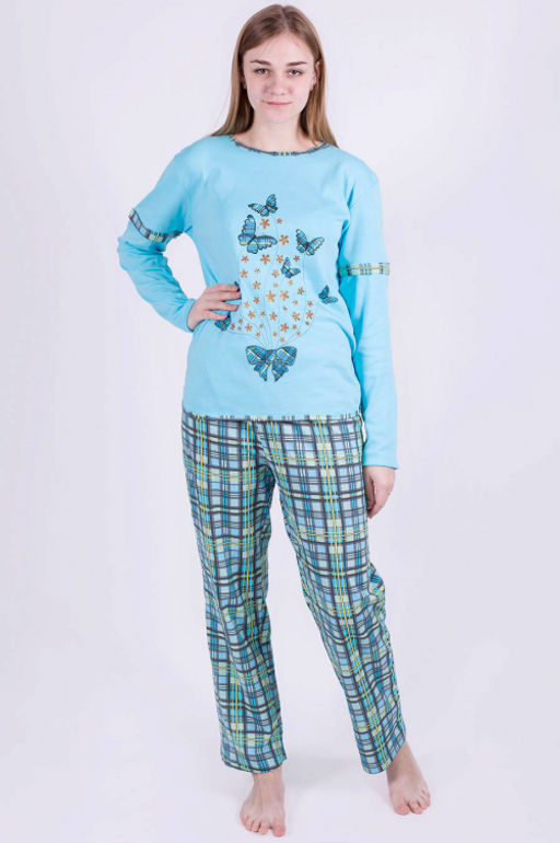 Арт. 4428 Пижама с брюками 54-60 (4 шт) Цвет:ассорти