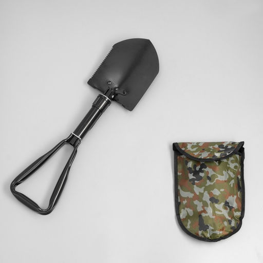 Лопата складная «Следопыт» в чехле, 58 см, черная